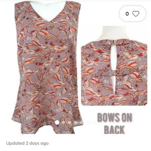 CAbi Sleeveless Good Luck Top